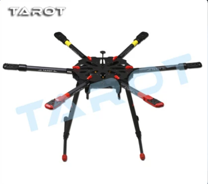Tarot X6 Carbon Fiber Hexacopter Frame TL6X001 Umbrella Folding Arm w