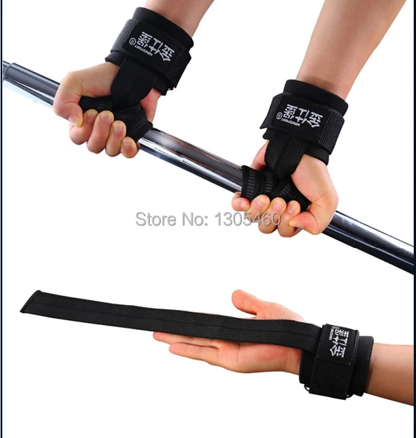 Padded Weight Lifting Hand Wrist Straps Bar Support Strap Gym Hg 075 4