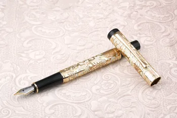 

JINHAO 5000 White Senior gifts Century Dragon Relievo Fountain Pen Dragon's Spirit New office Business school writing pen