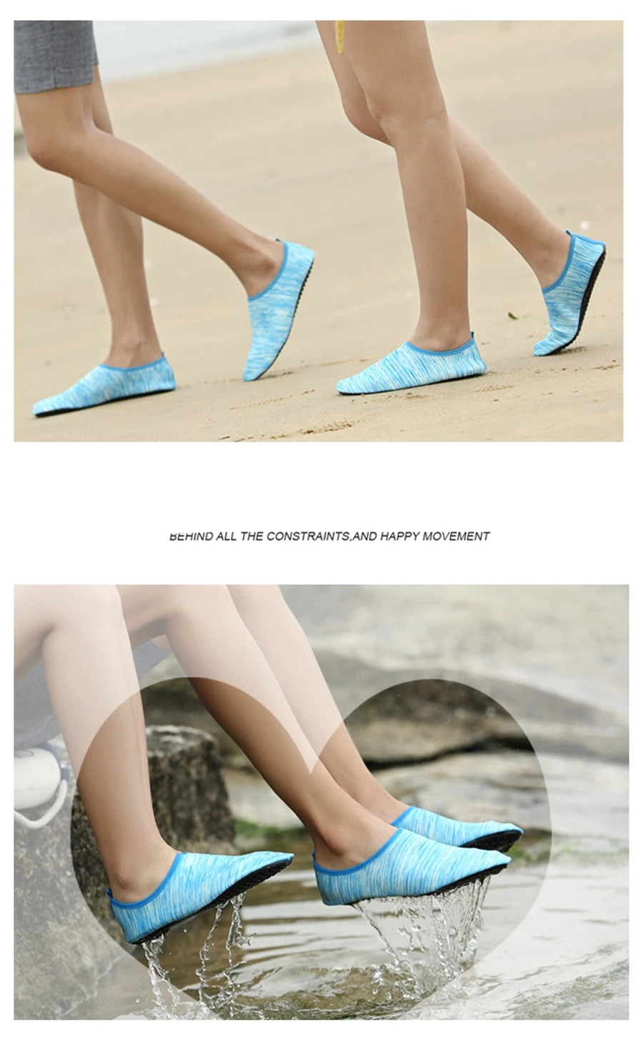 JACKSHIBO/лето Для мужчин Для женщин в полоску Дизайн водонепроницаемая обувь для плавания Святого Валентина море обувь плюс Размеры