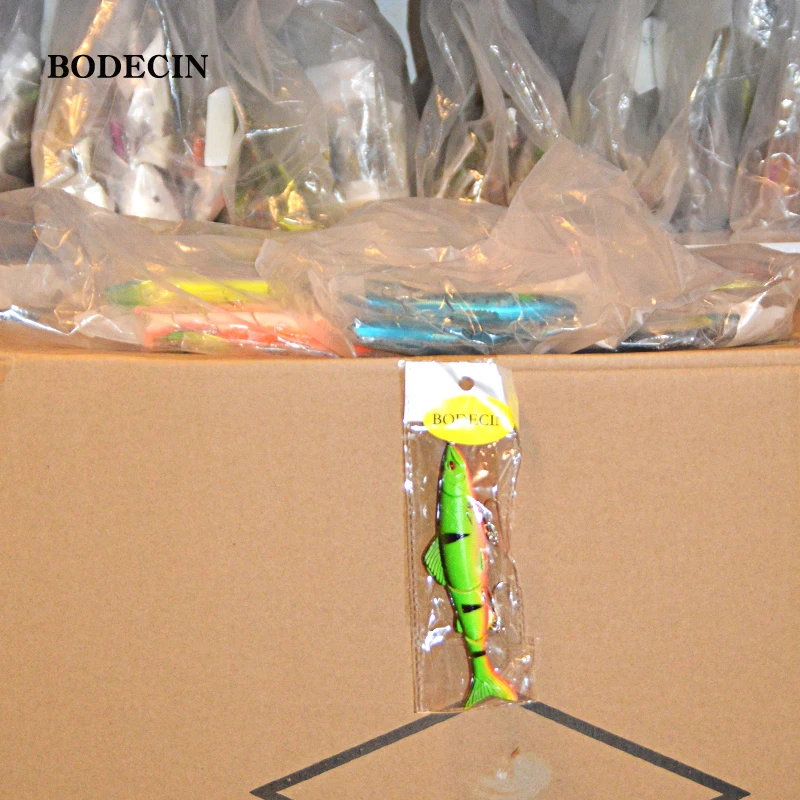 1pcs 127g 125mm Fishing Wobblers Lure Wobbler Lures Bait For Fish Peche 3 Segments Minnow Swimbait Hard Baits With Steel Ball (19)