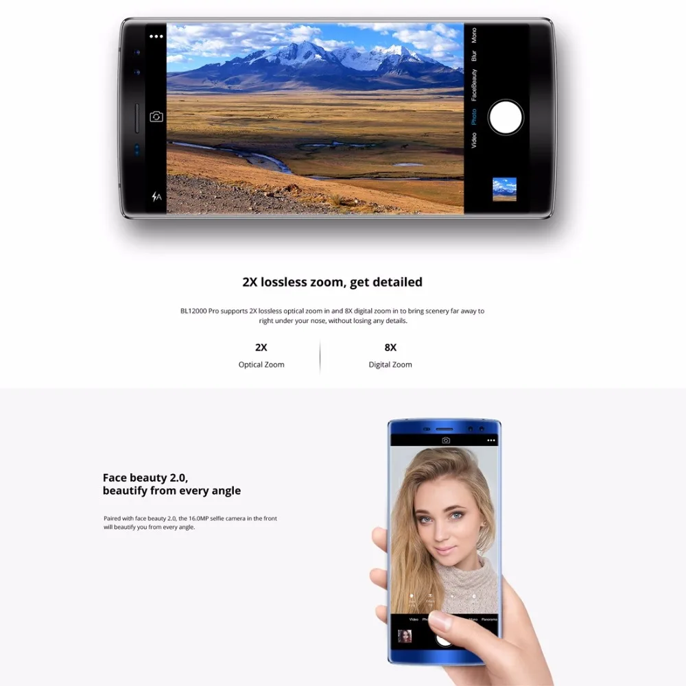 DOOGEE BL12000 Pro 6 0 &quot18:9 FHD + 4 г смартфон MTK6763T Octa Core Andorid 7 ГБ Оперативная память 128