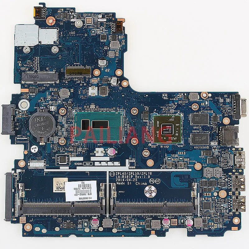 Материнская плата для ноутбука PAILIANG HP Probook 450 G2 I7 5500U материнская 799562 001 501 ZPL40/ZPL50/ZPL70