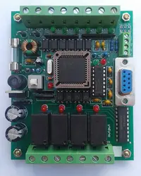 Быстрая Бесплатная доставка PLC китайский бренд ПЛК промышленного плата управления 51 панель управления mcu FX1N 2N 10MR plc обучения доска модуль