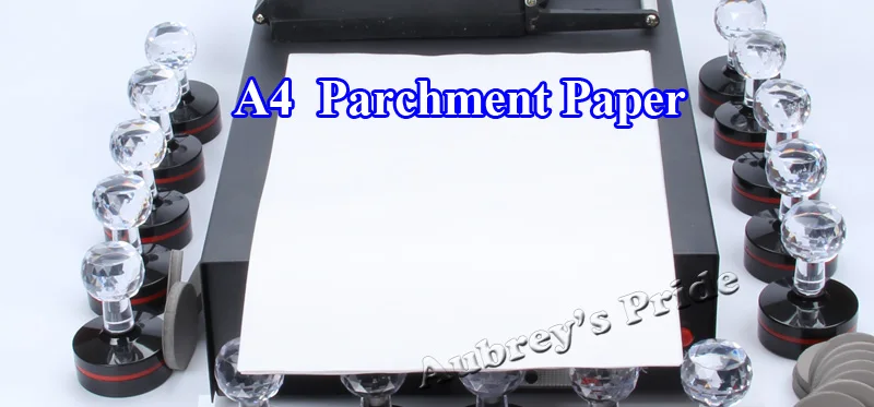 

10 Sheets A4 Parchment Paper for Photosensitive Portrait Flash Stamp Machine Kit Selfinking Stamping Making