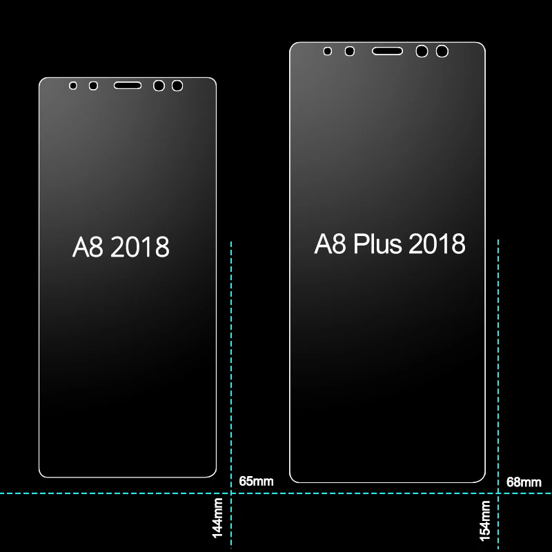 2 шт. закаленное стекло для Samsung Galaxy A8 2018 защита экрана A830 Защитное телефона Plus