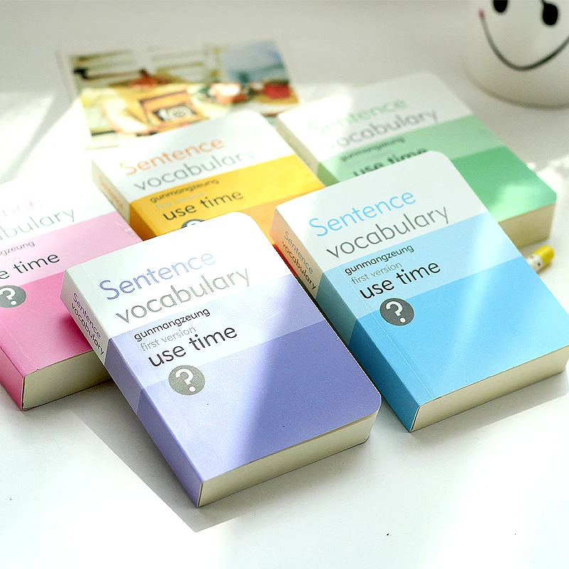 Candice guo корейский канцелярский ультра толстый блокнот с надписью learn pocket book I love