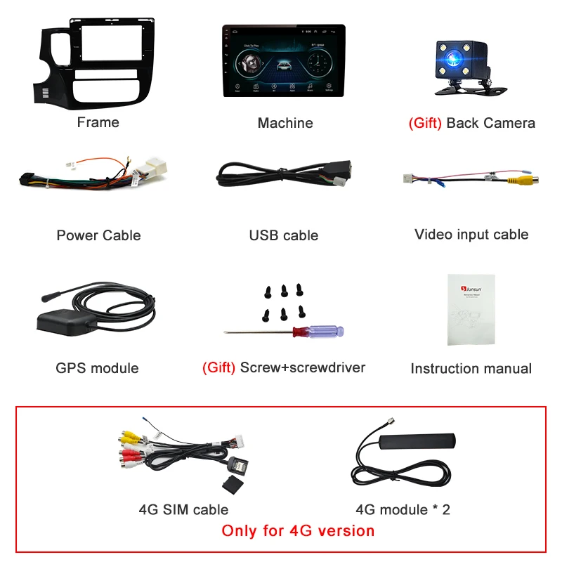 Excellent Junsun Car Radio Multimedia Video Player Navigation GPS For Mitsubishi Outlander 3 2012-2018 2G+32G Android 8.1 4G 2 Din no dvd 5 Excellent Junsun Car Radio Multimedia Video Player Navigation GPS For Mitsubishi Outlander 3 2012-2018 2G+32G Android 8.1 4G 2 Din no dvd 5