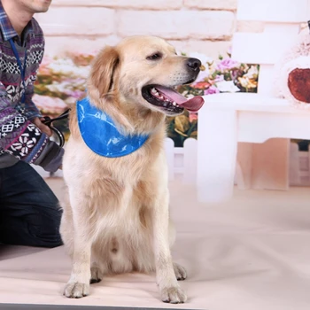 

Summer Cooling Dog Collar Cold Feeling Pet Neck Towel Cooling Bandana Cool Neck Cat Cooling Scarf Pet Dog Accessories