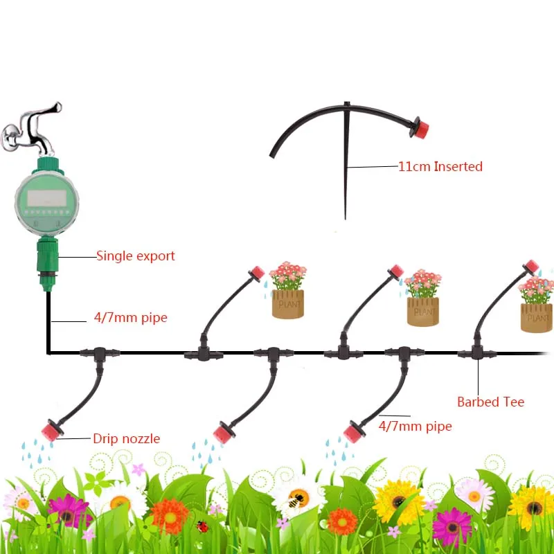 mangueira de irrigação Do Jardim sistema de rega de jardinagem