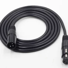 1,5 м длинные 3 Pin xlr кабель для мужчин женщин DMX512 Удлинительный кабель