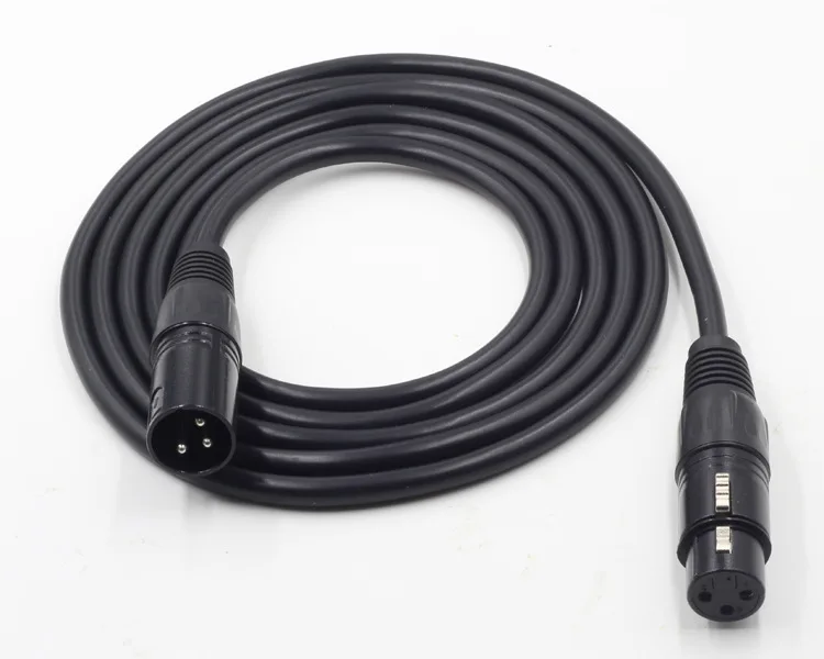 Удлинительный кабель DMX512 1 5 м 3 контакта XLR штекер гнездо|xlr jack|cable xlpecable spliter |