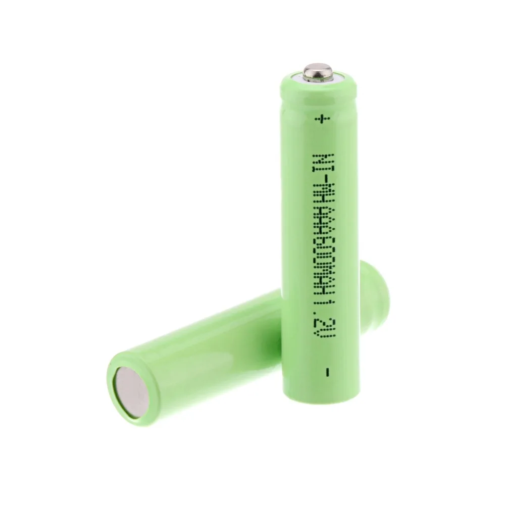Самая низкая цена! 6 шт набор 600 mah AAA 3A 1,2 V Ni-MH аккумуляторная батарея-зеленый