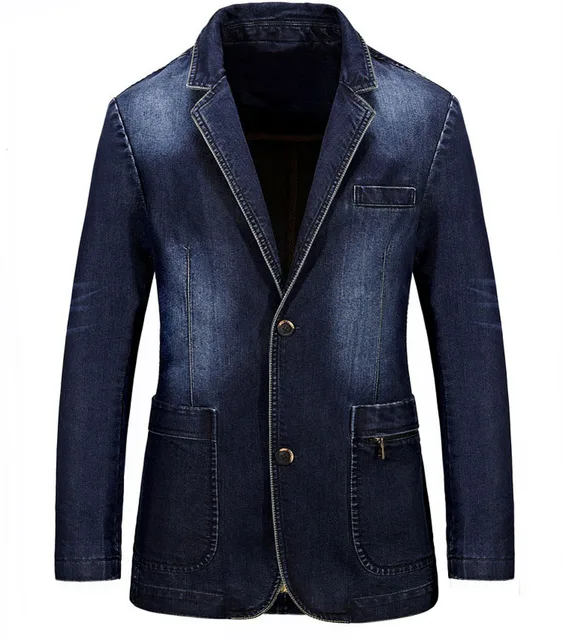 royal blue jean jacket mens