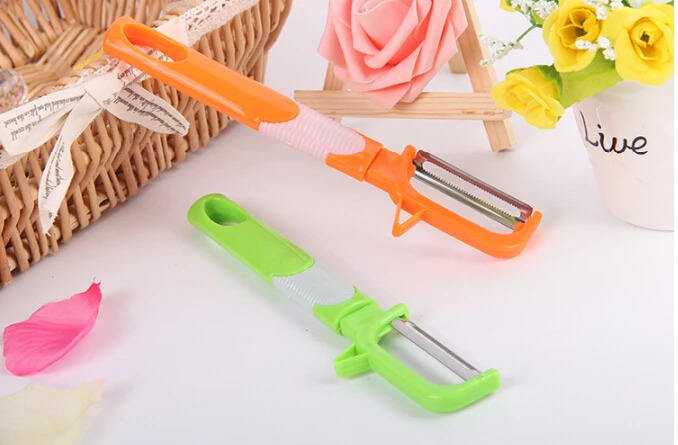 

1PC Stainless Steel Peeler Zester Potato Peeler Vegetable Cutter Fruit Melon Planer Grater Kitchen Gadgets KC 1413