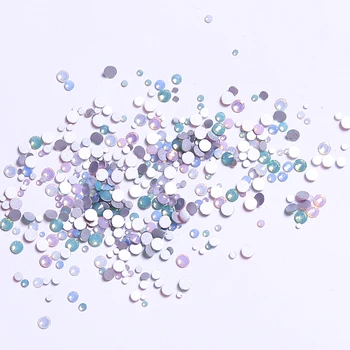 

Mix Opal Colors Mix Sizes Glass Crystal Non Hotfix Flatback Rhinestones Nail Rhinestones Nails Accessorie Nail Art Decoration