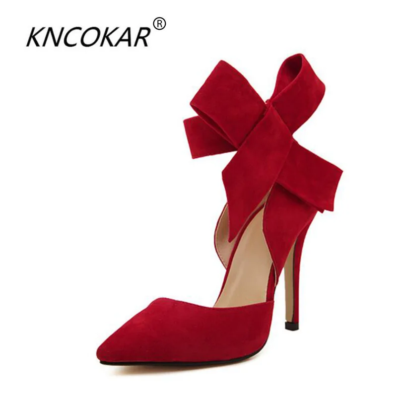 pumps with big bow