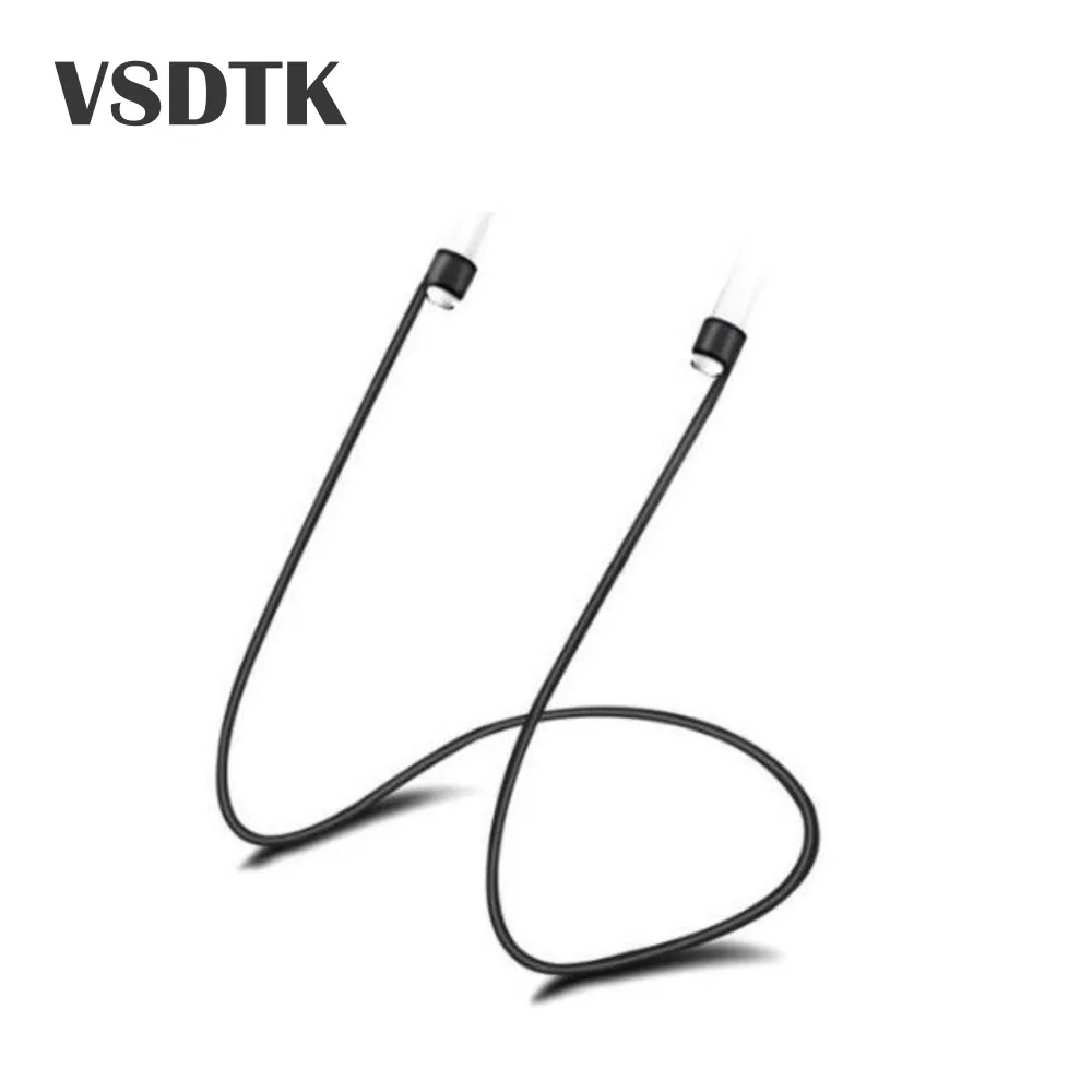 

VSDTK bluetooth Earphone for rope Strap For Wireless I7S TWS mini Headset Loop String Rope Anti-Lost Silicone Cable Accessories