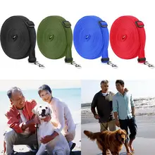 UNIKEA 1 шт., 15 м, 50 футов, длинный тренировочный поводок для собак, отслеживающий показ, поводок