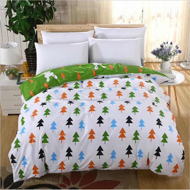Geometric design hotel pure cotton quilt cover/soft