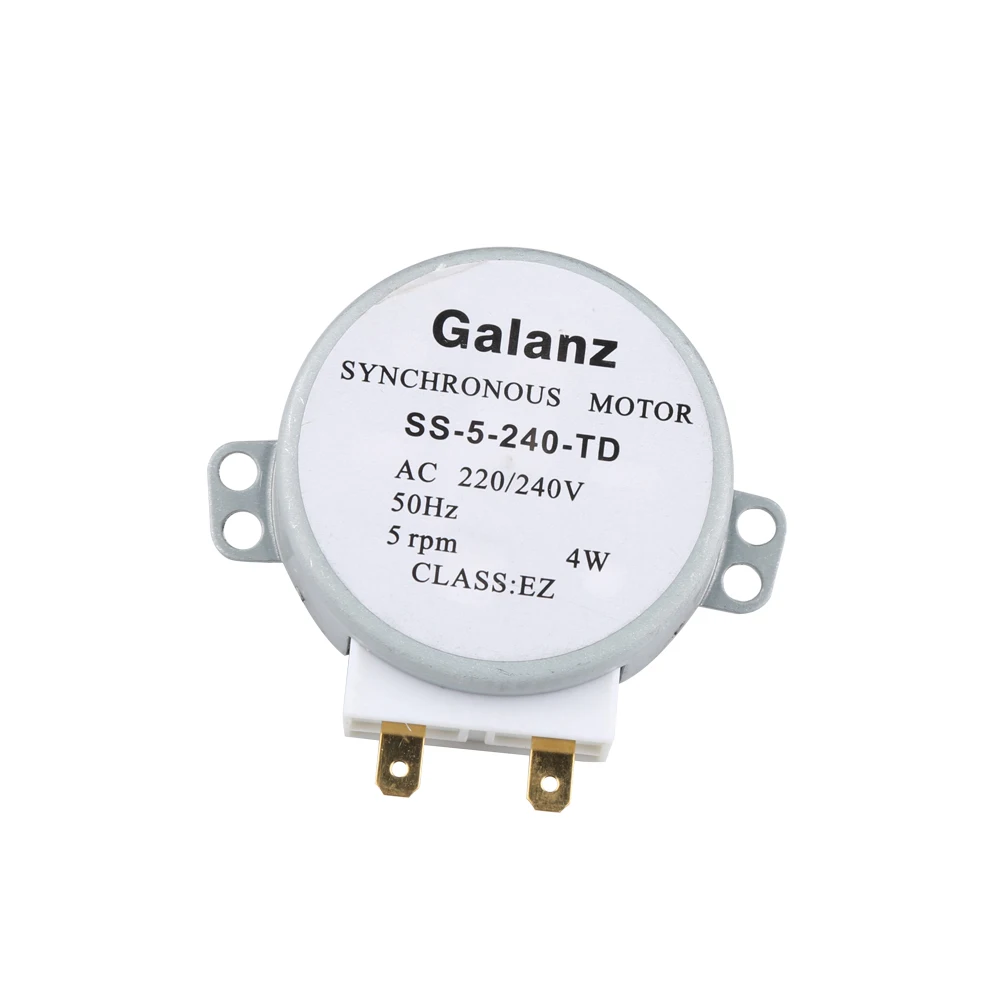 SS-5-240-TD Microwave Oven Synchronous Motor Rotary Tray Motor 220V 4W GAL-5-240-TD Semicircular Axis microwave oven spare parts