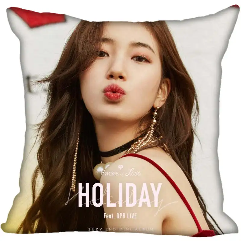 Чехол Bae Suzy на заказ квадратная подушка чехол молнии для спальни домашняя