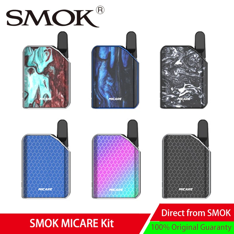 Pre-order SMOK MICARE Kit 700mAh Battery Electronic Cigarette MICARE MOD Vape fit 0.5ml/1.0ml T1 Q1 Cartrdge Vape vs  Mico Kit