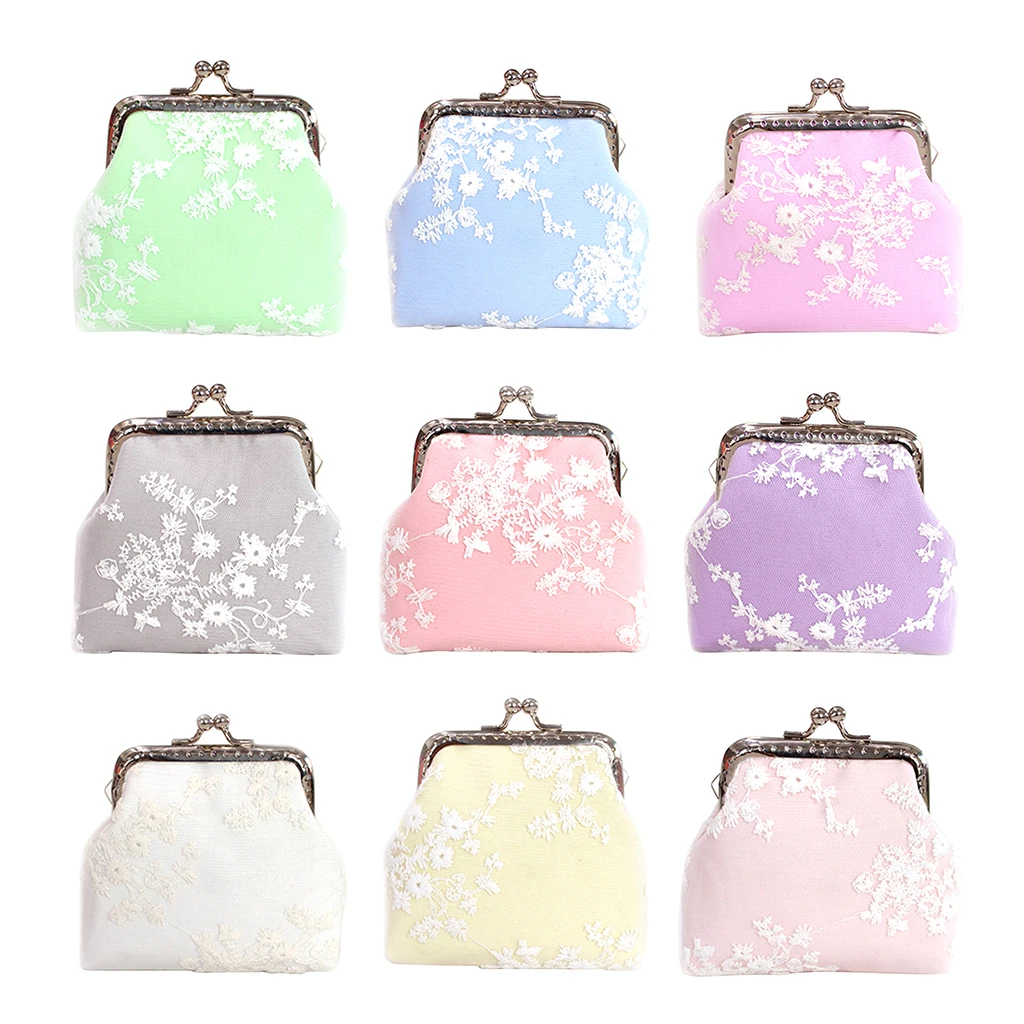 Handmade Metal Kiss Clasp Frame Flower Clutch Purse Complete Kits for Making Your Own Handbag