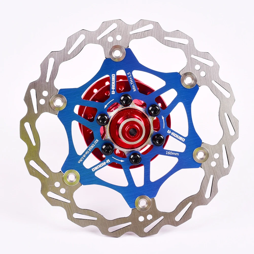 Велосипедный плавучий тормозной диск 160 мм Велосипедный тормозной диск из нержавеющей стали 6 7 дюймов диск для горной дороги CX части велосипеда