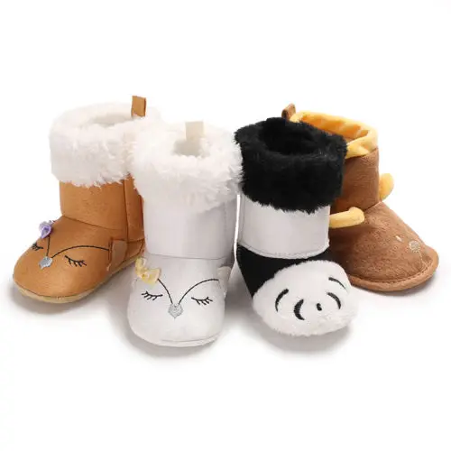 

Emmababy Newborn Toddler Baby Boy Girls Infant Warm Snow Boots Soft Sole Booties Prewalker