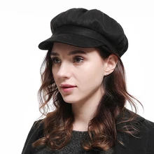 Женская, женская, для девушек, на каждый день, однотонные козырьки, замша, пекарь, мальчик, кепка, летняя, газетная Кепка, хип-хоп, новинка