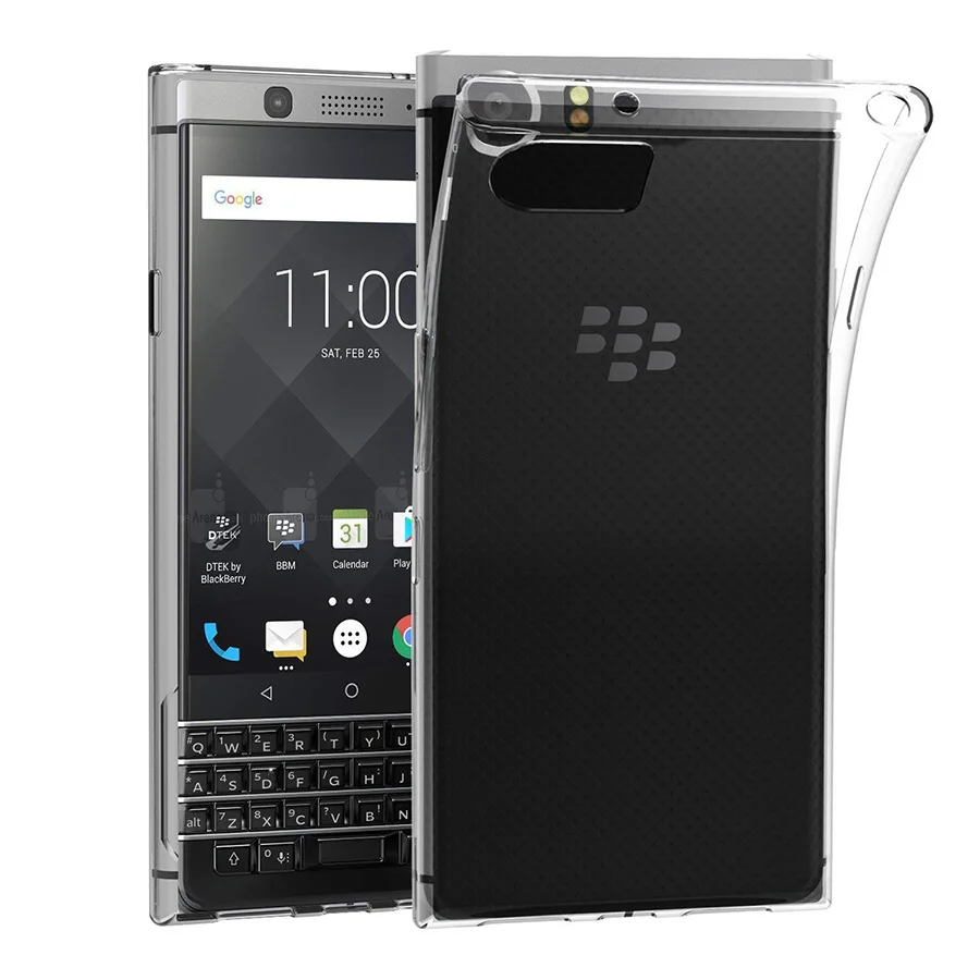 For BlackBerry Keyone Case Shock Absorption Anti Scratch Soft Gel TPU 