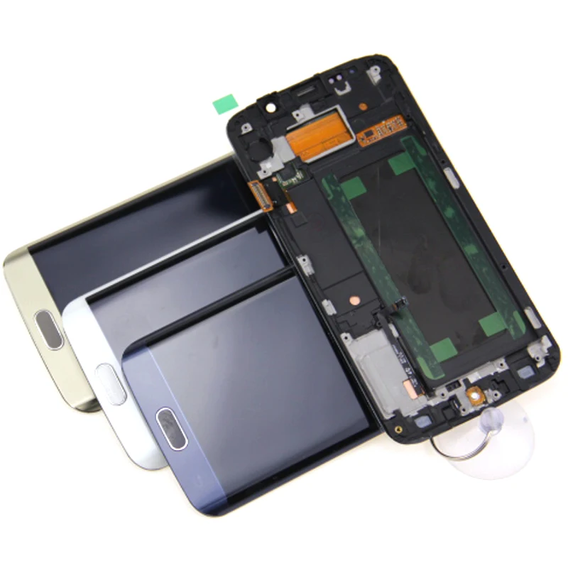 Для samsung Galaxy S6 Edge S6Edge lcd G925 G925F SM дисплей сенсорный экран дигитайзер в сборе для