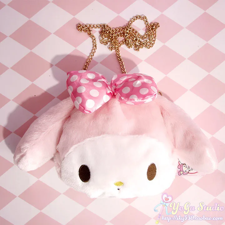 Мультяшная милая плюшевая кукла hello kitty My Melody Cinnamoroll pomparin, сумка через плечо, детский бумажник кошелек сумка для девочек, подарки