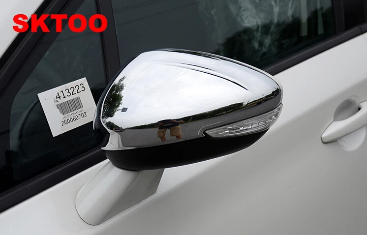 SKTOO автомобиля Stying подходит для peugeot 301 308 408 508 2008 3008 308 S боковой двери боковое зеркало хром крышка заднего вида Кепки аксессуары