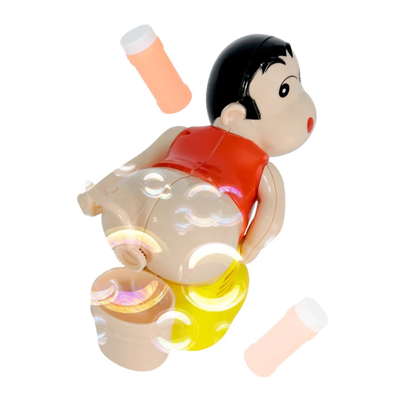Забавный мяч-пузырь машина игрушка волшебный пузырь жезл-распылитель электрическая музыка мыльщик Дети Открытый полностью автоматическая вода дуя Bellenblaas