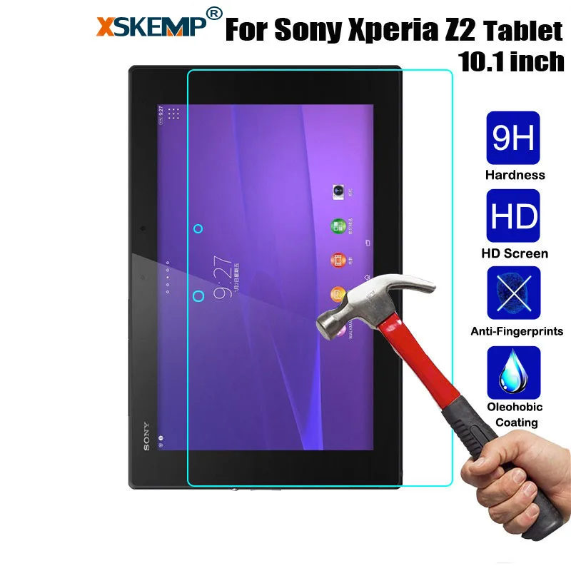 Закаленное стекло XSKEMP для Sony Xperia Z2 Tablet 10 1 SGP541/521 твердость 9H 0 3 мм Ультрапрозрачная