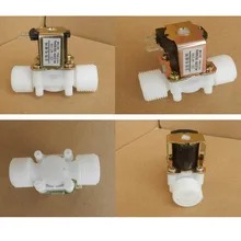 1/" для постоянного тока 12 В Электрический электромагнитный клапан N/C воды Впускной переключатель потока нормально закрытый