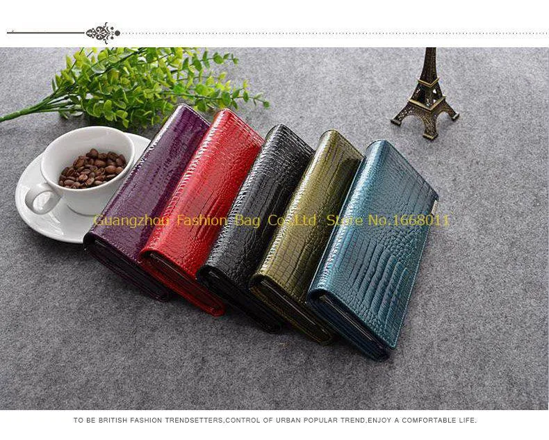 Women Wallets Brand Design High Quality Leather Wallet Female Hasp Fashion Dollar Price Alligator Long Women Wallets And Purses9