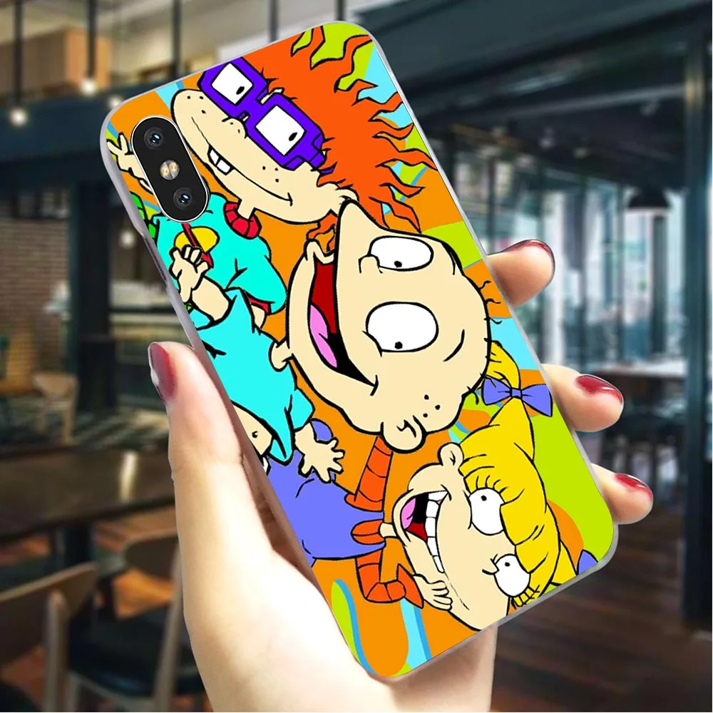 

Plastic Phone Cover for iPhone 7 Rugrats Case for iPhone XR Cases Xs Max X 8 Plus 6 6S 5S 5 SE