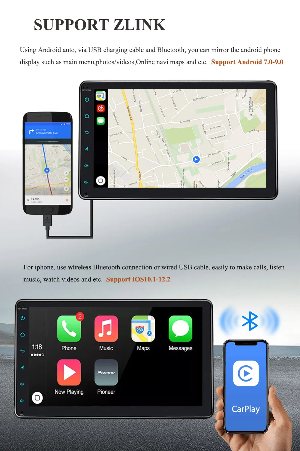 Discount 10.1" 1din Android 8.1 Car Radio 4+64gb Car Multimedia Player GPS/autoradio/with DSP support 4G SIM card/Hotspot sharing/zlink 7 Discount 10.1" 1din Android 8.1 Car Radio 4+64gb Car Multimedia Player GPS/autoradio/with DSP support 4G SIM card/Hotspot sharing/zlink 7