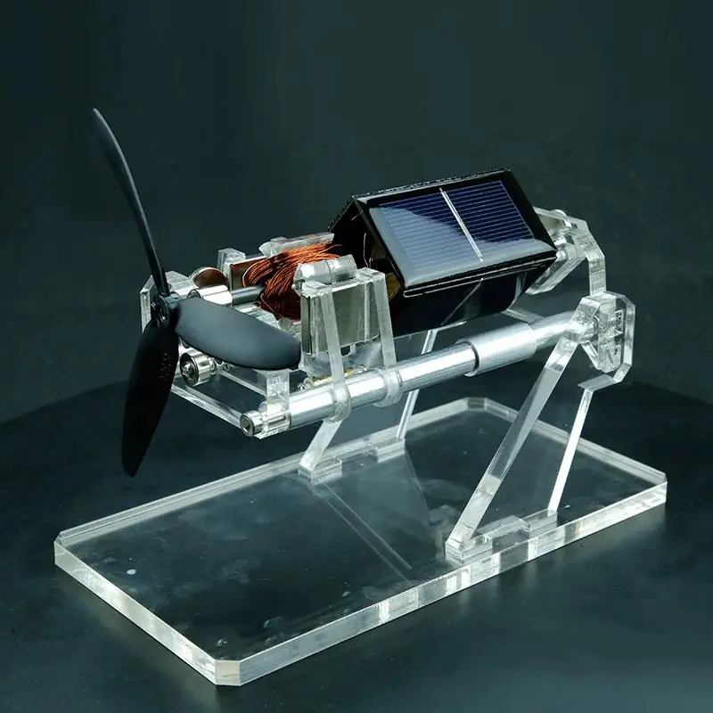 

Solar Fan Magnetic Levitation Levitating Brushless Motor w/ Propeller Education Model 175x100x105mm