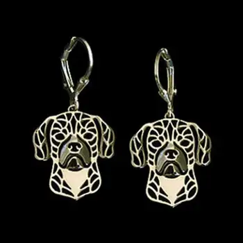 

2018 New Arrival Women's Metal Dog Earrings Lovers Jewelry Alloy Cutout Puggle Earrings Drop Shipping