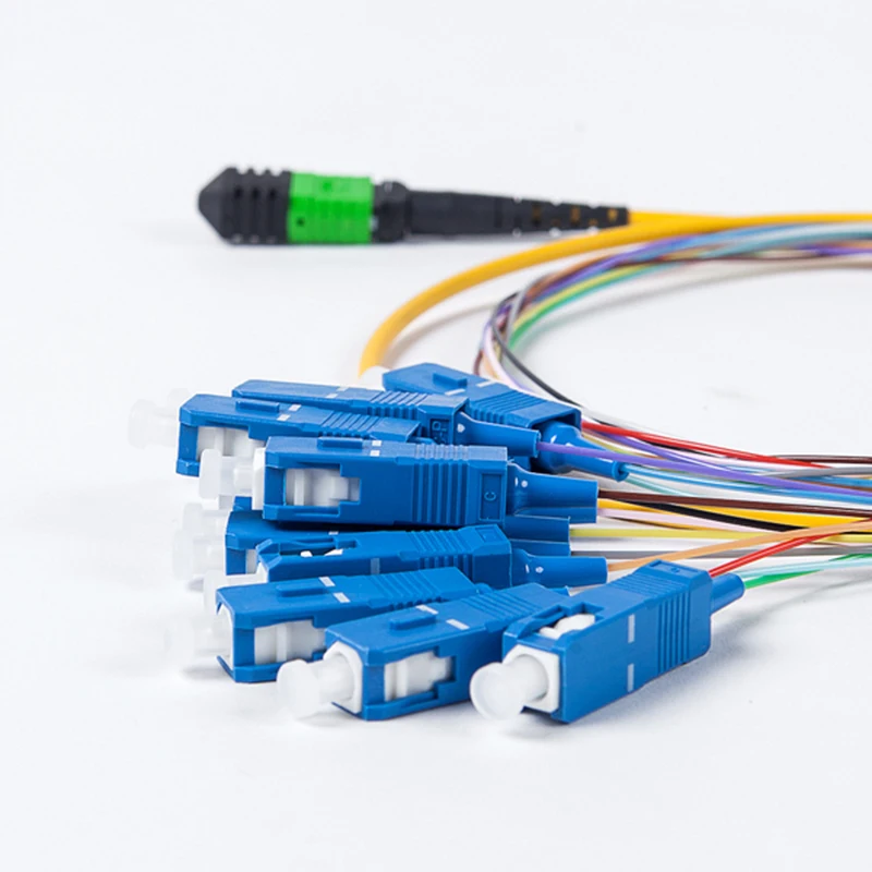 

3M MPO/MTP APC UPC male TO SC UPC SM 12 strands SC FTTH Fiber optic patch cord cable pigtail