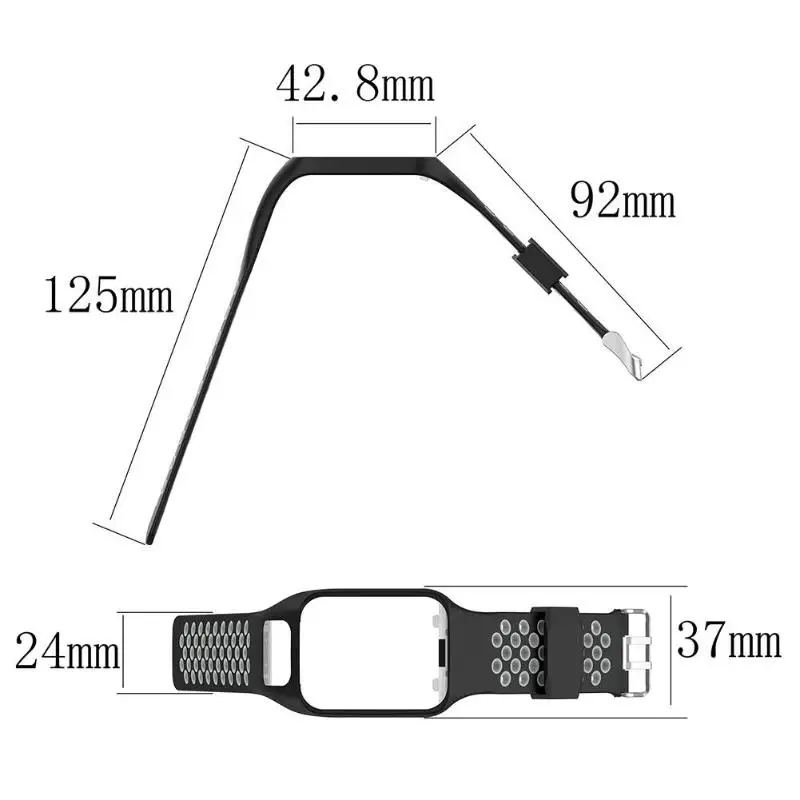Силиконовый ремешок для наручных часов браслет для кардио чехол для TomTom Watch Adventure Serie 2 3 Runner 2 3 Golfer 2 Spark Watch