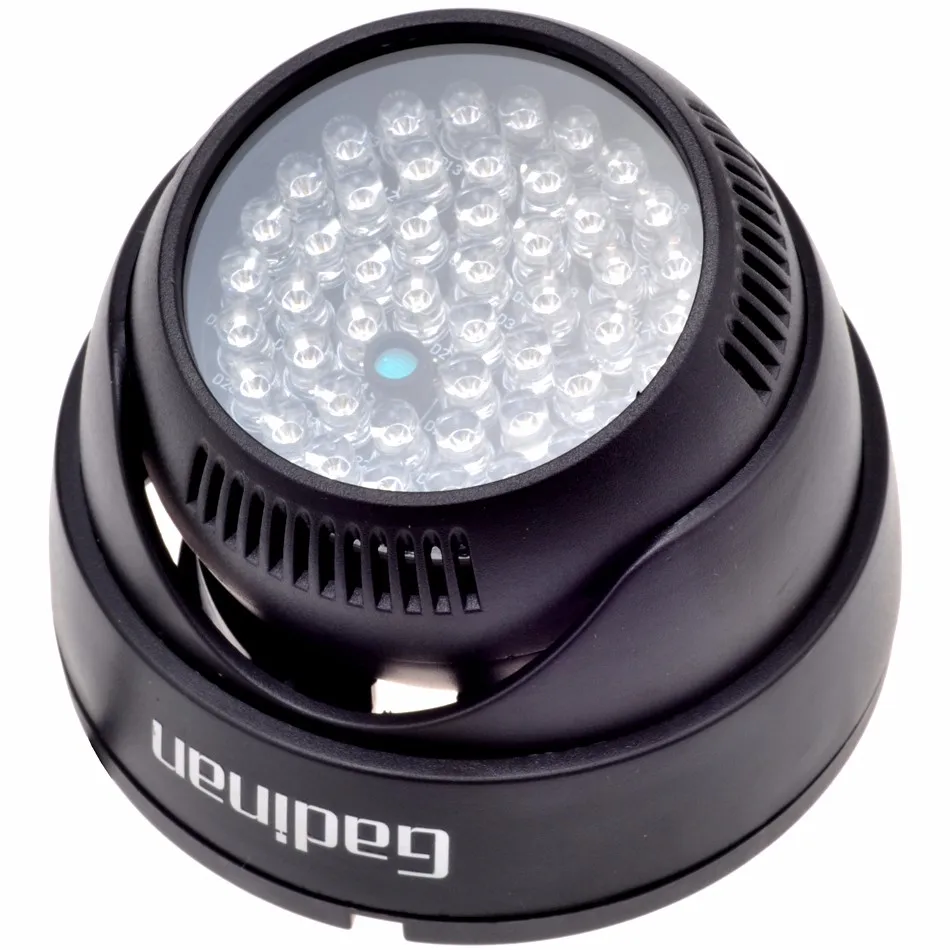 GADINAN 12 В 48 светодиодный осветительный Светильник ИК инфракрасного ночного видения вспомогательный светодиодный светильник абс пластиковый корпус для камеры видеонаблюдения
