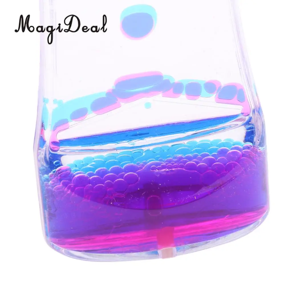 Acrylic Mix Color Liquid Timer Children Sensory Educational Time out Tool Home Room Office Desk Decor Novelty Friends Gift