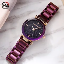 Hannah Martin Watch Women Fashion Colorful Stainless Steel Ladies Watch Luxury Exquisite Women's Watches Clock relogio feminino hannah martin fashion women watches casual office ladies stainless steel quartz watch waterproof wristwatches relogio feminino