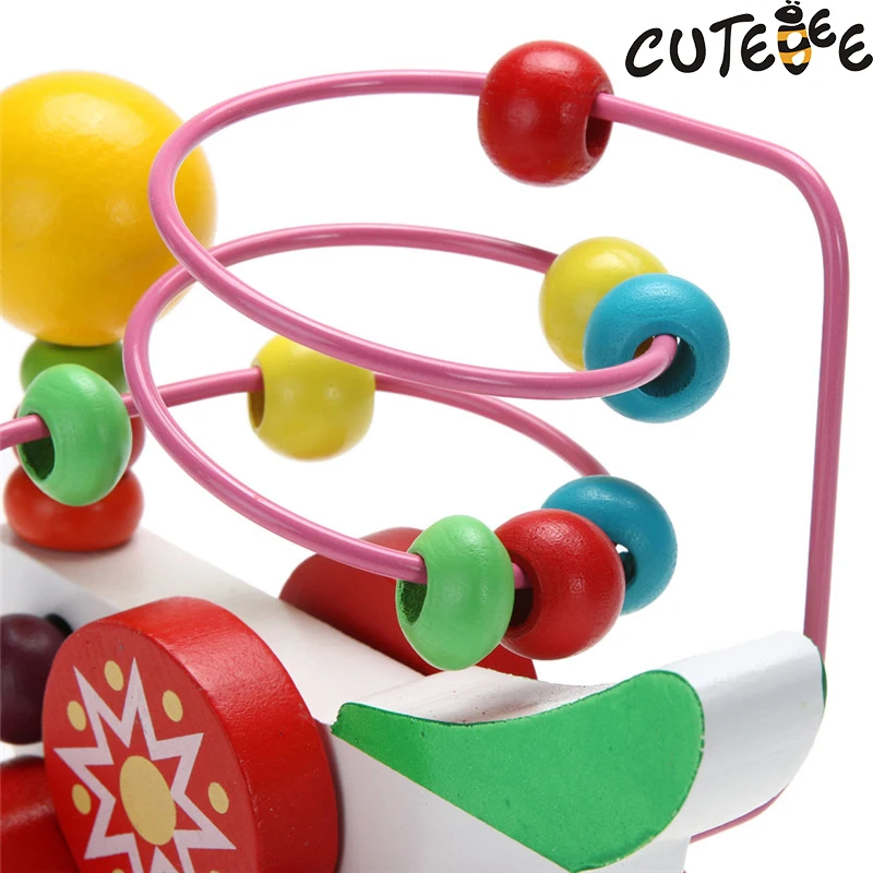 CUTEBEE Learning Education wood Bead Roller Coaster toys Montessori Educational Toys for Children Kids Toy Duckling Trailer gift CUTEBEE Learning Education wood Bead Roller Coaster toys Montessori Educational Toys for Children Kids Toy Duckling Trailer gift