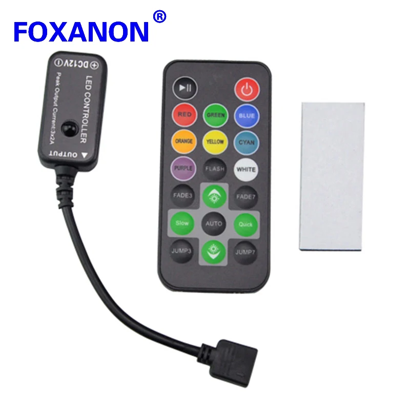 Диммер для светодиодных лент DC 12 24 В 2*3A|control probe|control autocontrol steering |